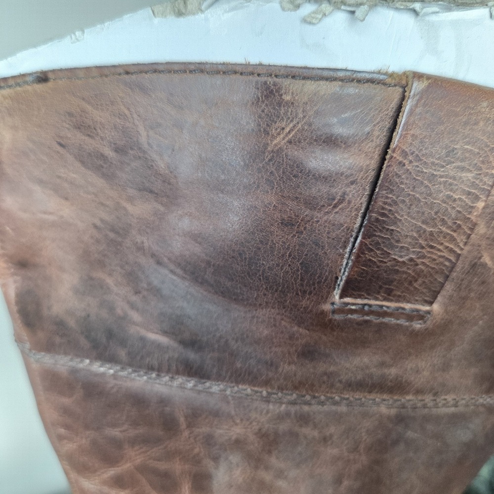 Naturalizer ORA Wide Shaft Riding Boots Sz 9 Distressed Coffee Bean Brown - Picture 7 of 16